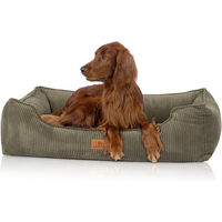 Produktbild von Knuffelwuff Nunavut orthopädisches Hundebett aus Cord Größe S 70 x 50cm Beige