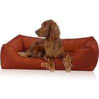 Produktbild von Knuffelwuff Nunavut orthopädisches Hundebett aus Cord in Kupfer XL 105 x 75cm