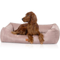 Produktbild von Knuffelwuff Nunavut Orthopädisches Hundebett aus Cord in Rosa XL