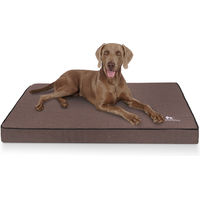 Produktbild von Knuffelwuff Orthopädische Hundematte Nantucket aus Kunstleder Braun XXL