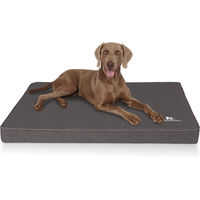 Produktbild von Knuffelwuff Orthopädische Hundematte Nantucket aus Kunstleder Grau XL