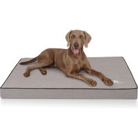 Produktbild von Knuffelwuff Orthopädische Hundematte Nantucket Grau XXL für Riesenrassen