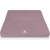 Produktbild von Knuffelwuff Orthopädische Reisematte Tacoma Hundematte aus Velours Rosa Größe L