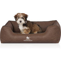 Produktbild von Knuffelwuff Orthopädisches Hundebett Columbia aus Kunstleder Braun Größe L