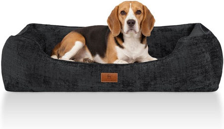 Knuffelwuff orthopädisches Hundebett Cremona mit Memory Foam in Grau – Bild 1 von 1