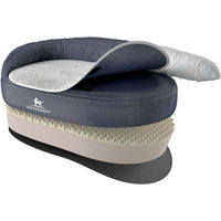 Produktbild von Knuffelwuff Orthopädisches Hundebett Jessy mit Memory Foam in Grau Größe L