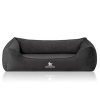 Produktbild von Knuffelwuff orthopädisches Hundebett Jona XL mit Memory Foam in Grau Schwarz