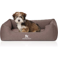 Produktbild von Knuffelwuff Orthopädisches Hundebett Leano aus Velours Braun S