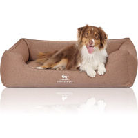 Produktbild von Knuffelwuff Orthopädisches Hundebett Leano aus Velours Braun XXL - 1 Stk.