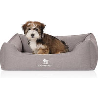 Produktbild von Knuffelwuff Orthopädisches Hundebett Leano aus Velours Grau Größe L