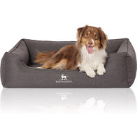 Produktbild von Knuffelwuff Orthopädisches Hundebett Leano aus Velours Schwarz XXL - 1 Stk.