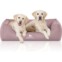 Produktbild von Knuffelwuff Orthopädisches Hundebett Leon aus Velours Rosa XL - 1 Stk.