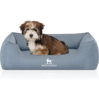 Produktbild von Knuffelwuff Orthopädisches Hundebett Leon mit Memory Foam Größe S 70 x 50cm Hellblau
