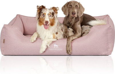 Knuffelwuff Orthopädisches Hundebett Luisa Sunshine Edition Velours Rosa XL - 1 Stk. – Bild 1 von 4