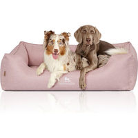 Produktbild von Knuffelwuff Orthopädisches Hundebett Luisa Sunshine Edition Velours Rosa XL - 1 Stk.