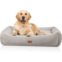 Produktbild von Knuffelwuff orthopädisches Hundebett Matteo mit Memory-Foam in Grau Größe L