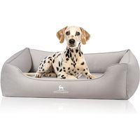 Produktbild von Knuffelwuff orthopädisches Hundebett Oliver mit Memory Foam in Grau Größe L
