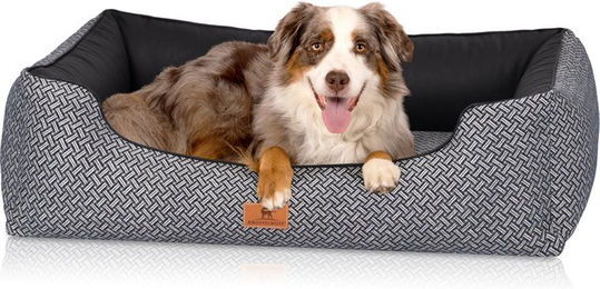 Produktbild von Knuffelwuff orthopädisches Hundebett Sanford XL mit Memory Foam für Gelenke und Knochen Schwarz