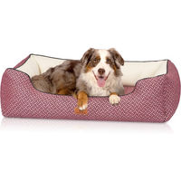 Produktbild von Knuffelwuff Orthopädisches Hundebett Sanford XXL mit Memory Foam in Rot