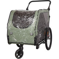 Produktbild von Knuffelwuff Regencover Cruvado Transparenter PVC Regenschutz für Fahrrad-Hundeanhänger