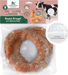 Knuffelwuff Riesen Kringel Kausnack für Hunde mit Huhn und Rind getreidefrei 225g - 2 x 225 g – Bild 1 von 2
