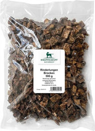 Produktbild von Knuffelwuff Rinderlungen-Brocken Hundesnack mit hohem Fleischanteil und Monoprotein 500g