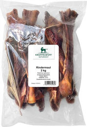Produktbild von Knuffelwuff Rindermaul Naturkaukartikel für Hunde Monoprotein 2000g