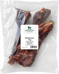 Produktbild von Knuffelwuff Rindermaul Naturkaukartikel für Hunde Monoprotein ohne Zusatzstoffe Größe Groß