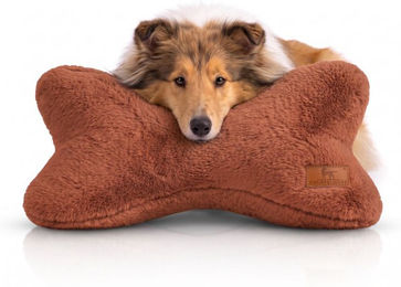 Knuffelwuff Schlafknochen Nilo aus Kaninchen Fellimitat – Bild 1 von 1
