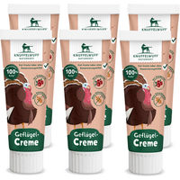 Produktbild von Knuffelwuff Tuben Snack Truthahn Paste für Hunde Welpe getreidefrei ohne Zucker 450 g - 6 x 75 g