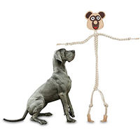 Produktbild von Knuffelwuff XL Riesen Hundespielzeug Seilspielzeug Mr. Willy aus Naturmaterial Beige 160 cm