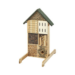 Kobolo Insektenhotel Insektenhaus aus Holz in Natur und Braun – Bild 1 von 13