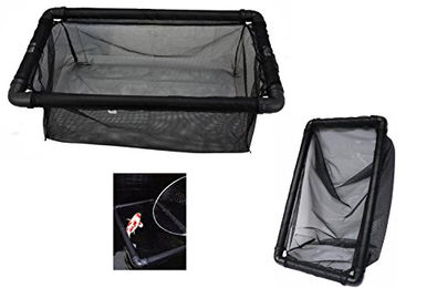 Koi Net Supplies KNS Schwimmendes Inspektionsnetz Kescher für Fische Schwarz 100 x 60 x 40 cm – Bild 1 von 1