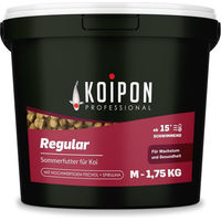 Produktbild von KOIPON Regular 6mm Sommerfutter mit Spirulina für Koi und Goldfische zur Farbverstärkung 1,75 kg