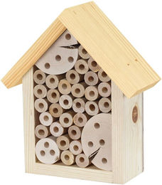 Kölle Insektenhotel aus Holz in Gelb 19 x 8 x 22 cm – Bild 1 von 1