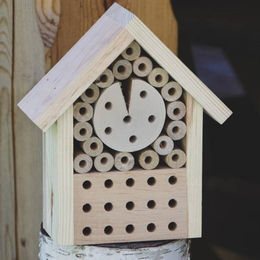 Kölle Insektenhotel aus Holz in Grau mit Kiefer und Erle 19 x 8 x 22 cm – Bild 1 von 1