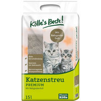 Produktbild von Kölle's Beste Katzenstreu Premium Klumpstreu Babypuder 15 l