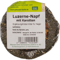 Produktbild von Kölle's Beste Nager-Snack Luzerne-Napf mit Karotten für Kleintiere