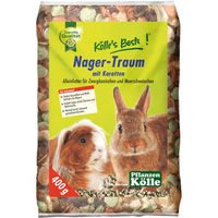 Produktbild von Kölle's Beste Nager-Traum Hauptfutter mit Karotten für Kaninchen und Meerschweinchen getreidefrei 400 g