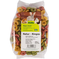 Produktbild von Kölle's Beste Natur-Ringos Nagelharn/Knabberartikel für Nagetiere 150 g
