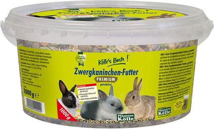 Produktbild von Kölle's Beste Zwergkaninchen-Futter Premium getreidefrei und ohne Konservierungsstoffe