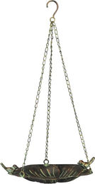 Kölle Vogeltränke aus Metall in Bronzeoptik mit Kette 28 x 24 x 6 cm – Bild 1 von 1