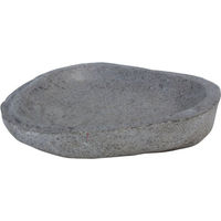 Produktbild von Kölle Vogeltränke Fluss-Stein aus Naturstein grau 8 x 30 x 40 cm