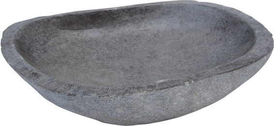 Kölle Vogeltränke Fluss-Stein aus Naturstein in Grau 8 x 30 x 25 cm – Bild 1 von 1