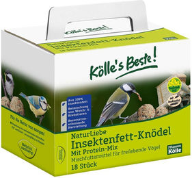 Kölles Beste Insektenfettknödel Naturliebe Meisenknödel für Wildvögel 18 Stück – Bild 1 von 1