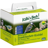 Produktbild von Kölles Beste Insektenfettknödel Naturliebe Meisenknödel für Wildvögel 18 Stück