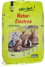 Produktbild von Kölles Natur-Einstreu unparfümiert Pflanzenstreu aus Stroh für Katzen 16 kg