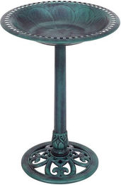 KOMFOTTEU Futtersäule für Wildvögel aus Kunststoff in Grün – Bild 1 von 4