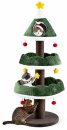 KOMFOTTEU Kratzbaum für Katzen mit Plattformen und Höhle 143 cm – Bild 1 von 1