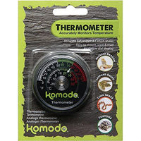 Produktbild von Komodo Analoges Thermometer für Reptilien und Echsen in Schwarz